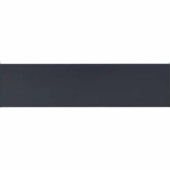 vidaXL Raamsokkel Antraciet met houten nerf 60 x 25 x 4,5 cm PVC