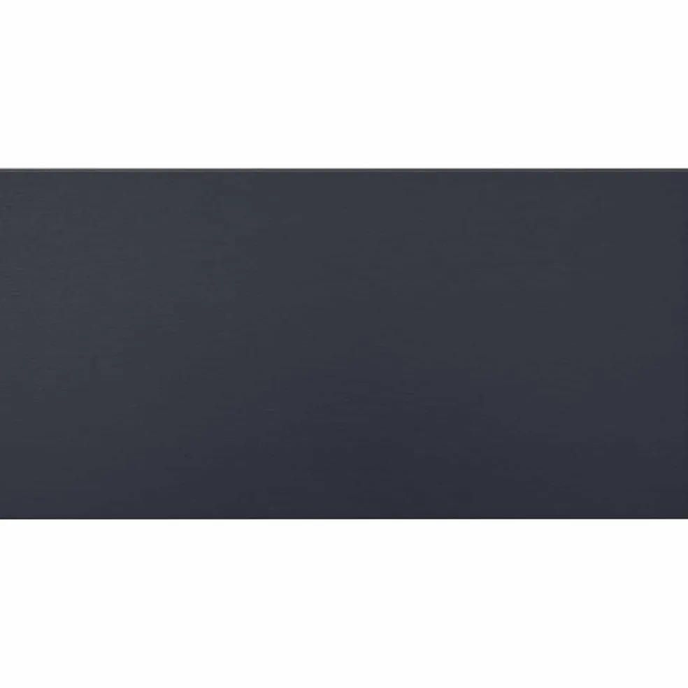 vidaXL Raamsokkel Antraciet met houten nerf 60 x 40 x 4,5 cm PVC