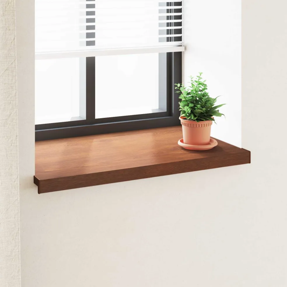 vidaXL Raamsokkel Bruin hout 60 x 50 x 4,5 cm PVC