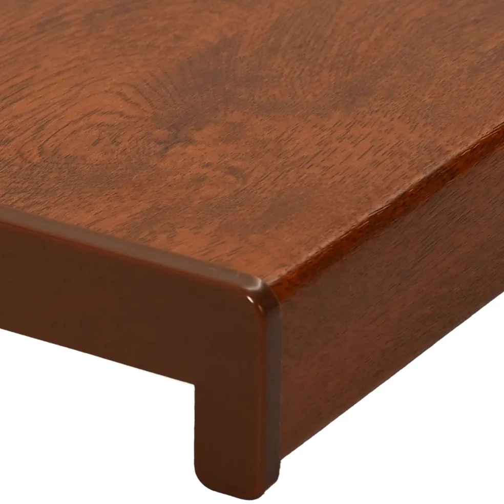 vidaXL Raamsokkel Bruin hout 60 x 50 x 4,5 cm PVC
