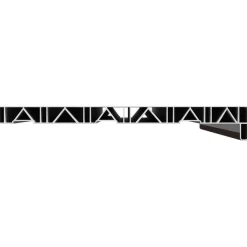 vidaXL Raamsokkel Bruin hout 60 x 30 x 4,5 cm PVC