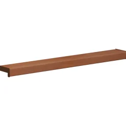 vidaXL Raamsokkel Bruin hout 60 x 10 x 4,5 cm PVC