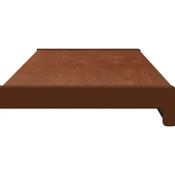 vidaXL Raamsokkel Bruin hout 60 x 25 x 4,5 cm PVC