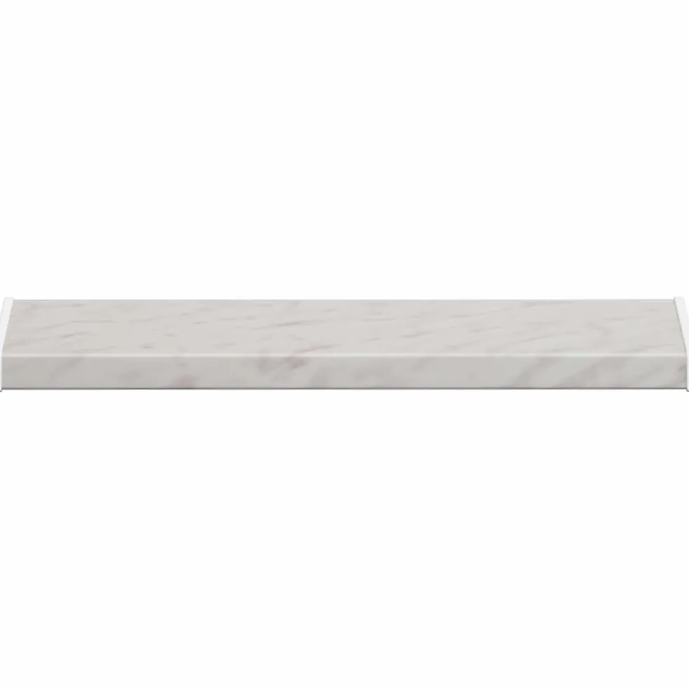 vidaXL Raamsokkel Marmer textuur 60 x 25 x 4,5 cm PVC