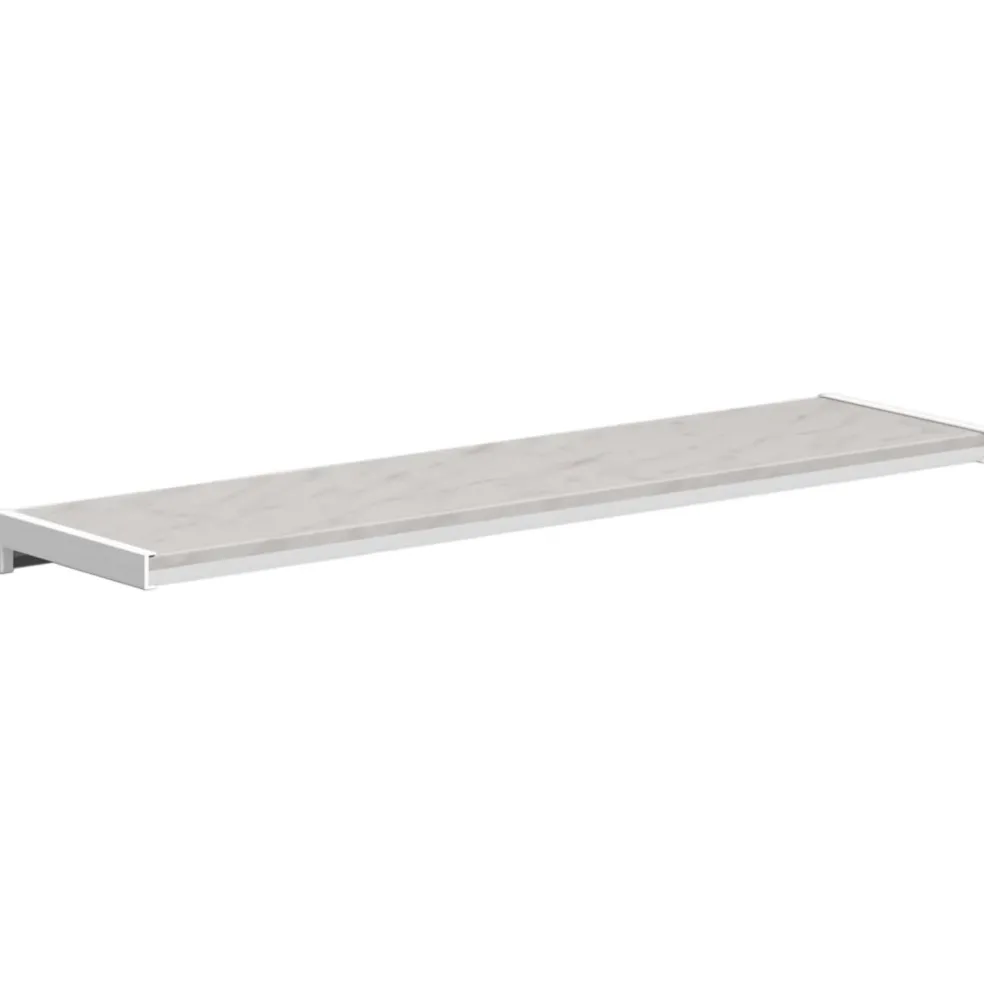 vidaXL Raamsokkel Marmer textuur 60 x 25 x 4,5 cm PVC