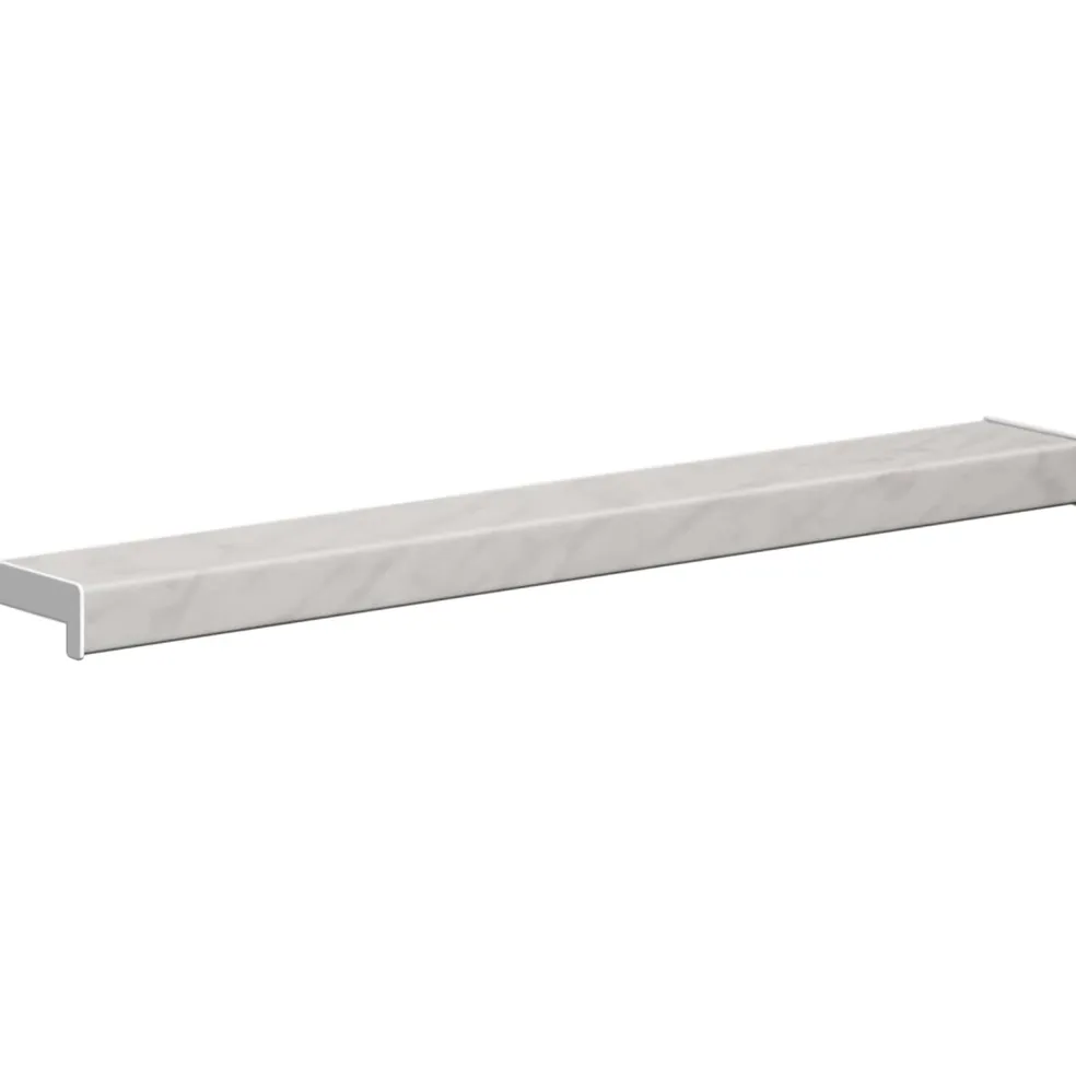vidaXL Raamsokkel Marmer textuur 60 x 10 x 4,5 cm PVC