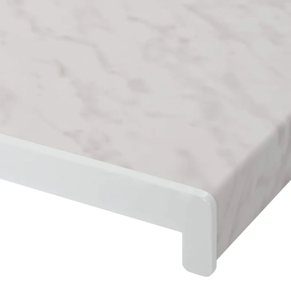 vidaXL Raamsokkel Marmer textuur 60 x 10 x 4,5 cm PVC