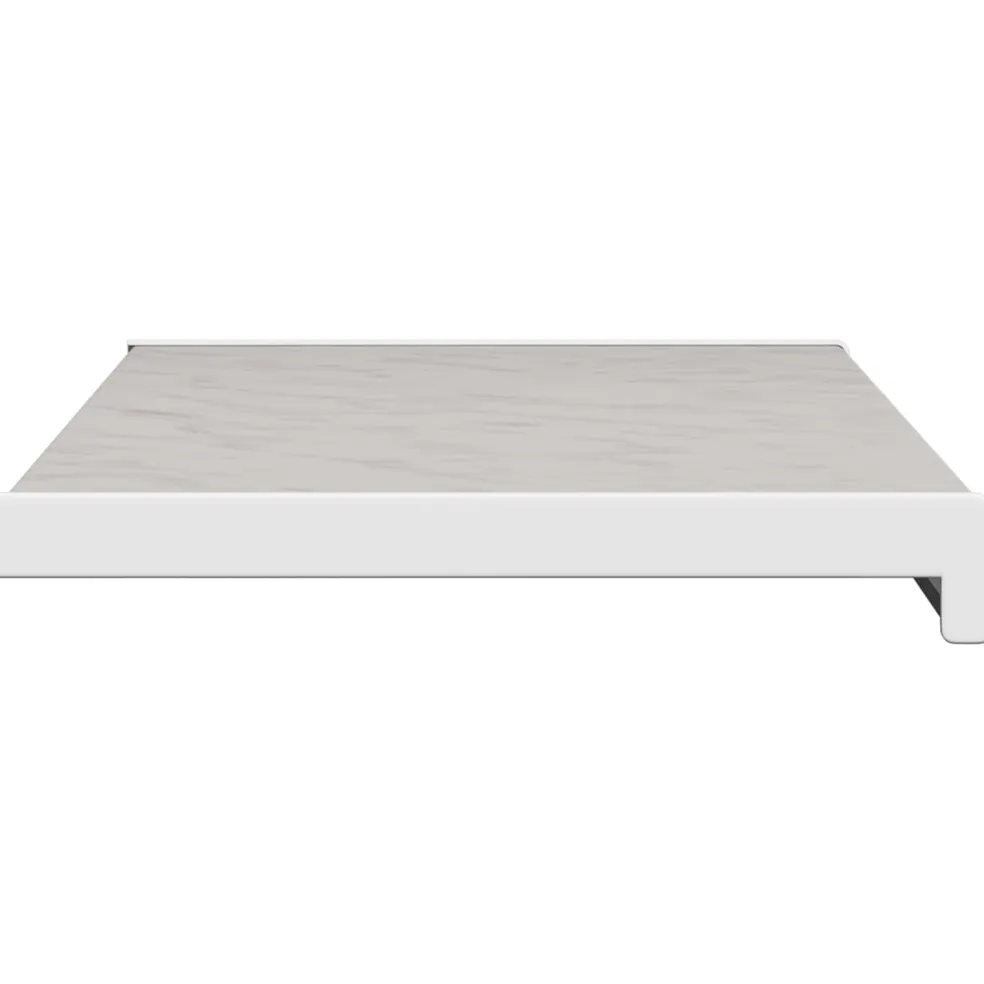 vidaXL Raamsokkel Marmer textuur 60 x 35 x 4,5 cm PVC
