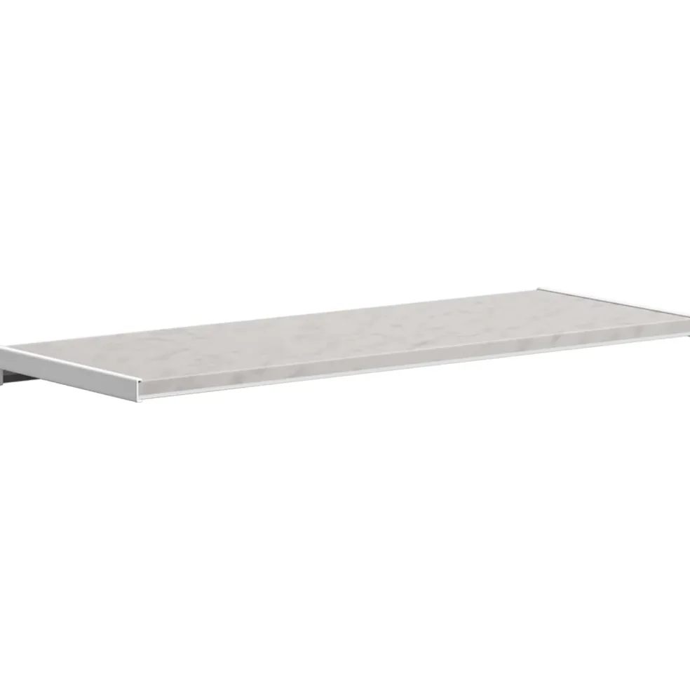 vidaXL Raamsokkel Marmer textuur 60 x 35 x 4,5 cm PVC