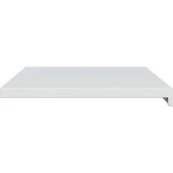 vidaXL Raamsokkel Wit 60 x 40 x 4,5 cm PVC