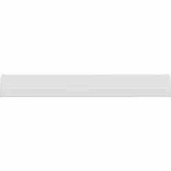 vidaXL Raamsokkel Wit 60 x 25 x 4,5 cm PVC