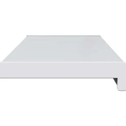 vidaXL Raamsokkel Wit 60 x 25 x 4,5 cm PVC