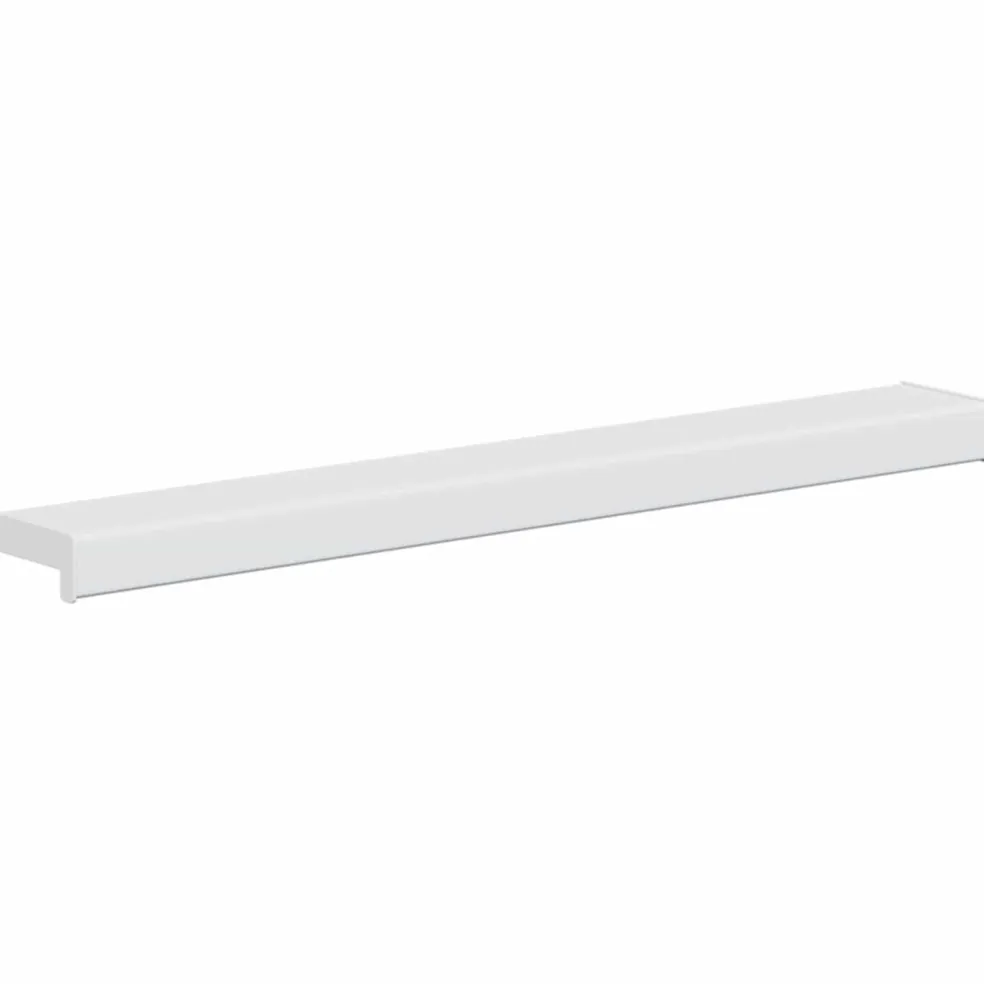 vidaXL Raamsokkel Wit 60 x 15 x 4,5 cm PVC