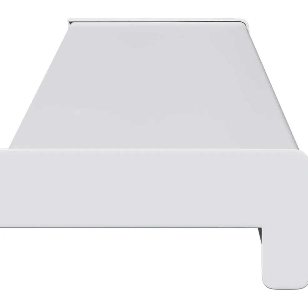 vidaXL Raamsokkel Wit 60 x 15 x 4,5 cm PVC