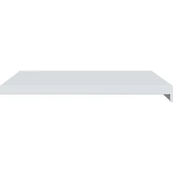 vidaXL Raamsokkel Wit 60 x 50 x 4,5 cm PVC