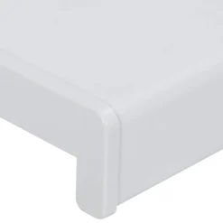 vidaXL Raamsokkel Wit 60 x 50 x 4,5 cm PVC