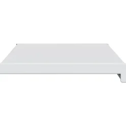 vidaXL Raamsokkel Wit 60 x 35 x 4,5 cm PVC