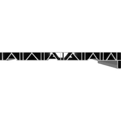 vidaXL Raamsokkel Wit 60 x 35 x 4,5 cm PVC