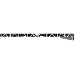 vidaXL Raamsokkel Wit 60 x 45 x 4,5 cm PVC