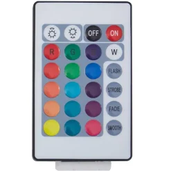 vidaXL Racestoel met RGB LED-verlichting kunstleer blauw en zwart