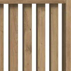 vidaXL Radiatorafdekking Artisanaal eiken 78 x 19 x 81,5 cm