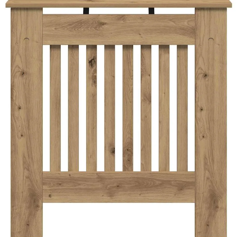 vidaXL Radiatorafdekking Artisanaal eiken 78 x 19 x 81,5 cm
