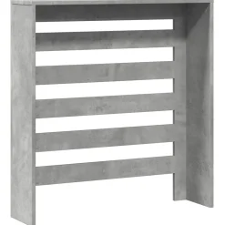 vidaXL Radiatorafdekking Betongrijs 78 x 20 x 82 cm Bewerkt hout