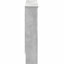 vidaXL Radiatorafdekking Betongrijs 172 x 19 x 81,5 cm Bewerkt hout