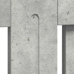 vidaXL Radiatorafdekking Betongrijs 172 x 19 x 81,5 cm Bewerkt hout