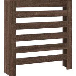 vidaXL Radiatorafdekking Bruin eiken Bewerkt hout