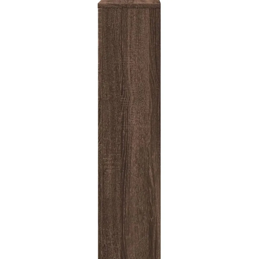 vidaXL Radiatorafdekking Bruin eiken Bewerkt hout