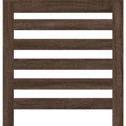 vidaXL Radiatorafdekking Bruin eiken Bewerkt hout