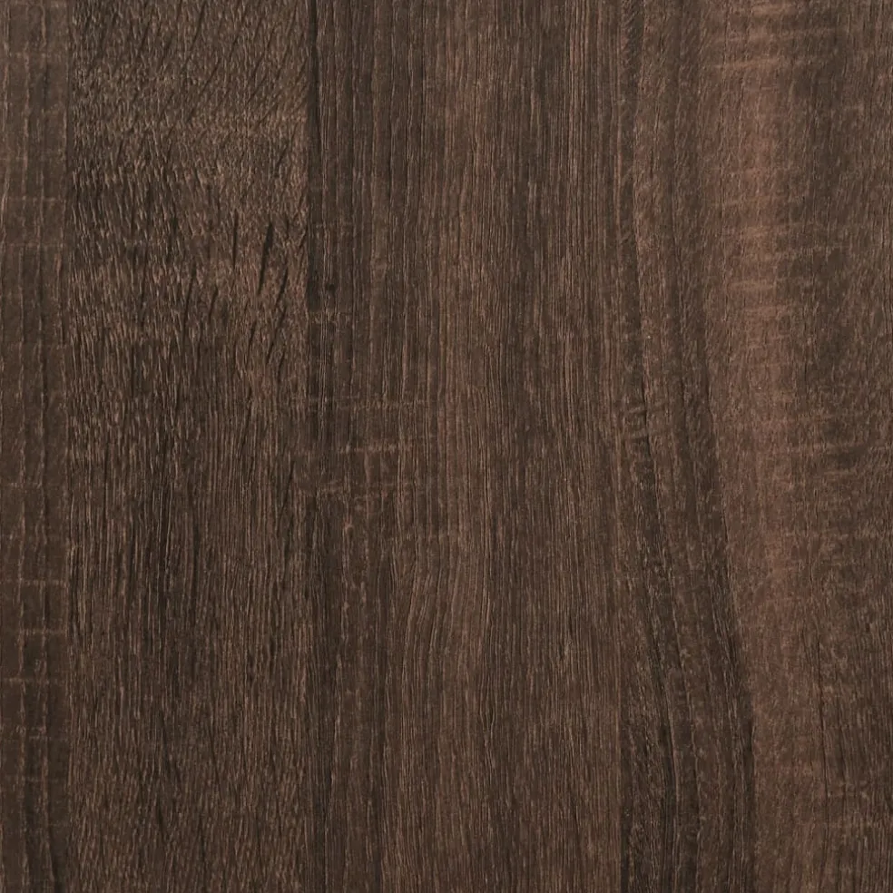 vidaXL Radiatorafdekking Bruin eiken Bewerkt hout
