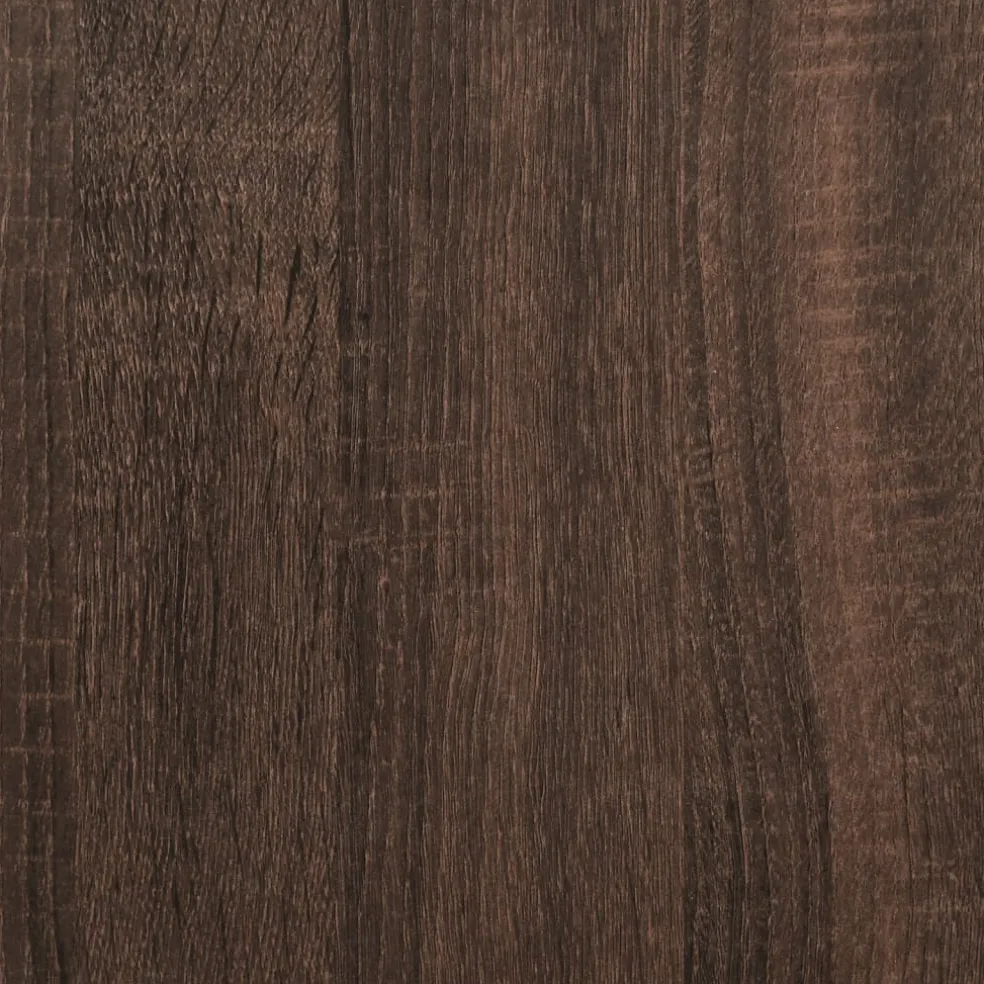 vidaXL Radiatorafdekking Bruin eiken Bewerkt hout