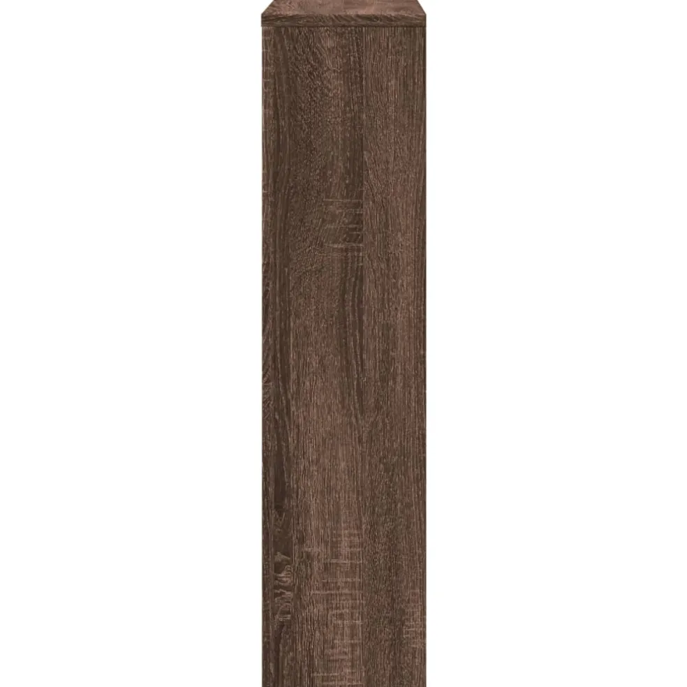 vidaXL Radiatorafdekking Bruin eiken Bewerkt hout