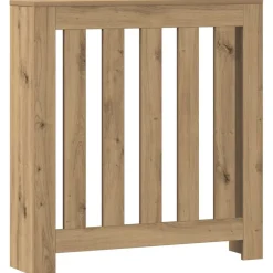 vidaXL Radiatorafdekking Eiken 78 x 20 x 82 cm Bewerkt hout