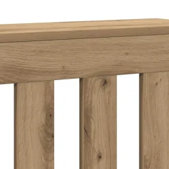 vidaXL Radiatorafdekking Eiken 78 x 20 x 82 cm Bewerkt hout