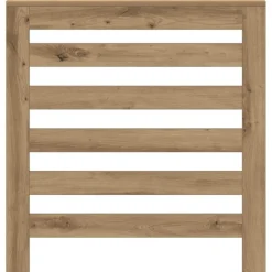 vidaXL Radiatorafdekking Eiken 78 x 20 x 82 cm Bewerkt hout