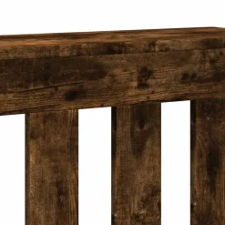 vidaXL Radiatorafdekking Gerookt eiken 78 x 20 x 82 cm Bewerkt hout