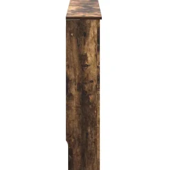 vidaXL Radiatorafdekking Gerookt eiken 172 x 19 x 81,5 cm Bewerkt hout