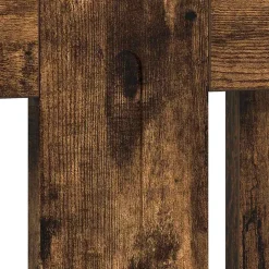 vidaXL Radiatorafdekking Gerookt eiken 172 x 19 x 81,5 cm Bewerkt hout