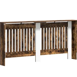 vidaXL Radiatorafdekking Gerookt eiken 172 x 19 x 81,5 cm Bewerkt hout