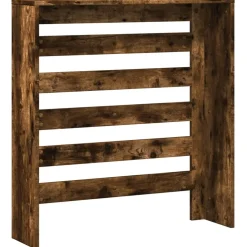 vidaXL Radiatorafdekking Gerookt eiken 78 x 20 x 82 cm Bewerkt hout
