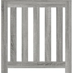 vidaXL Radiatorafdekking Grijs Sonoma 78 x 20 x 82 cm Bewerkt hout