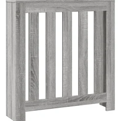 vidaXL Radiatorafdekking Grijs Sonoma 78 x 20 x 82 cm Bewerkt hout
