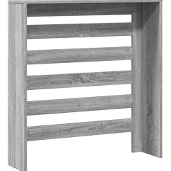 vidaXL Radiatorafdekking Grijs Sonoma 78 x 20 x 82 cm Bewerkt hout