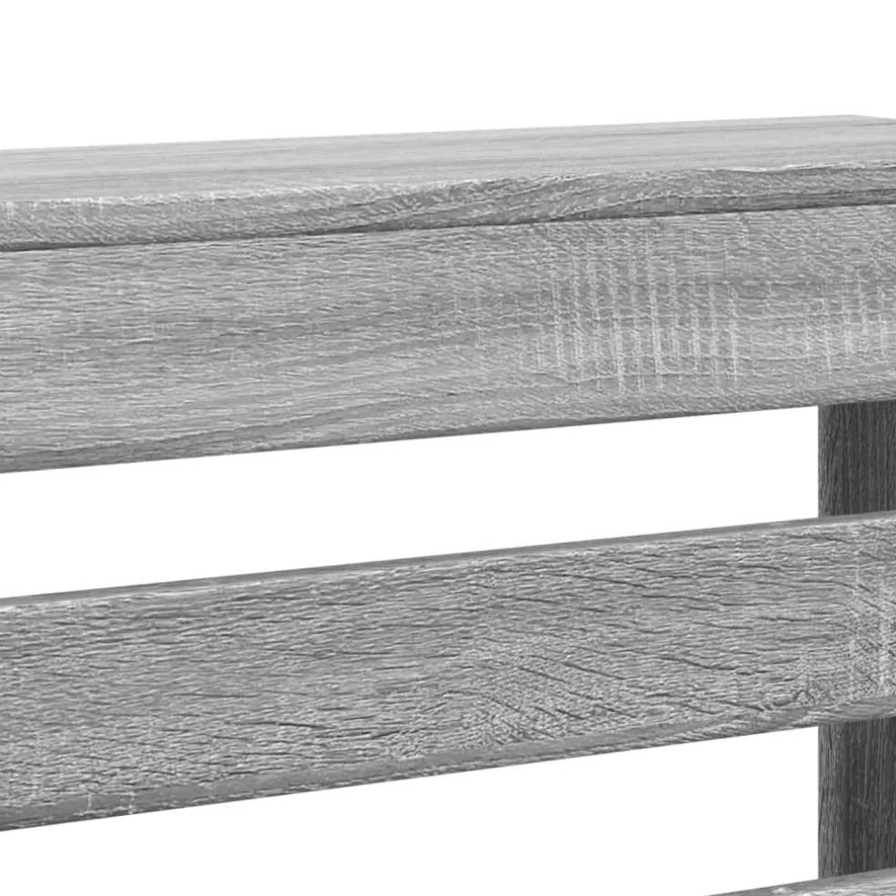 vidaXL Radiatorafdekking Grijs Sonoma 78 x 20 x 82 cm Bewerkt hout