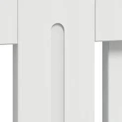 vidaXL Radiatorafdekking Hoogglans Wit 172 x 19 x 81,5 cm Bewerkt hout