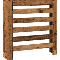 vidaXL Radiatorafdekking Oud hout 78 x 20 x 82 cm Bewerkt hout