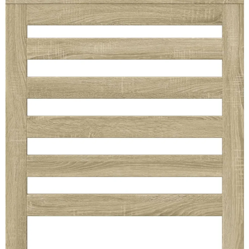 vidaXL Radiatorafdekking Sonoma Eiken 78 x 20 x 82 cm Bewerkt hout